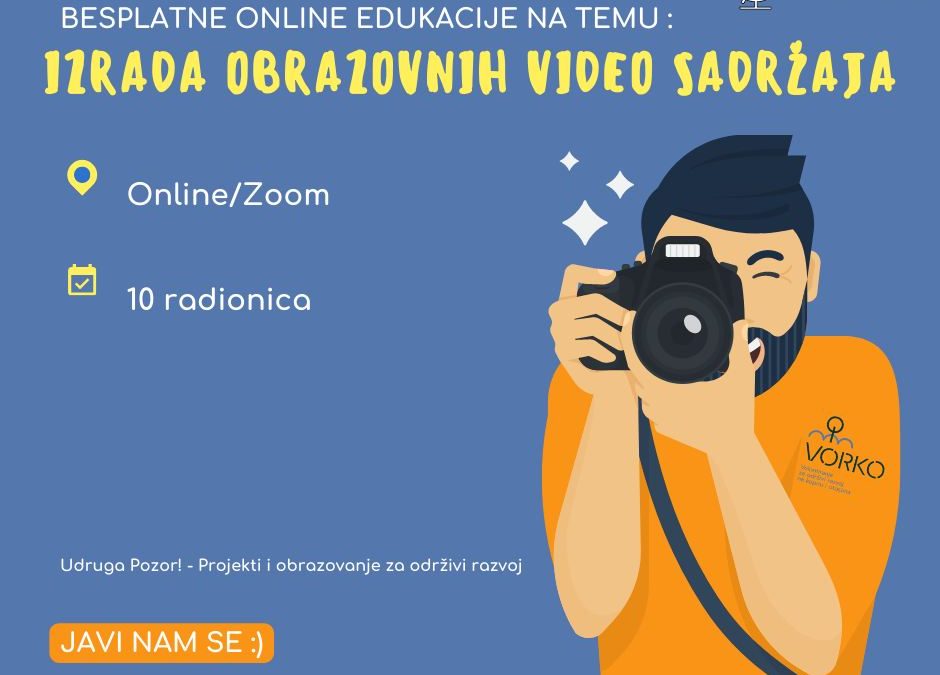 Radionica – izrada obrazovnih video sadržaja